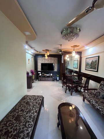 Living Room in 3 BHK Apartment at Gundecha Orchid Tower, Kandivali East – for Rent