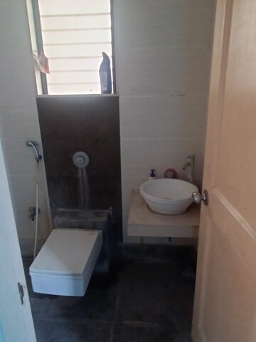 Bathroom in 2 BHK Apartment at Vijay Residency II, Ghodbunder Road – for Rent