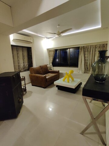 Living Room in 2.5 BHK Apartment at Prince Court, Colaba – for Rent