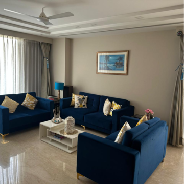 Living Room in 4 BHK Builder Floor at New Friends Colony – for Rent
