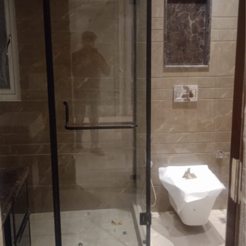 Bathroom in 3 BHK Builder Floor at Shivalik Colony – for Rent