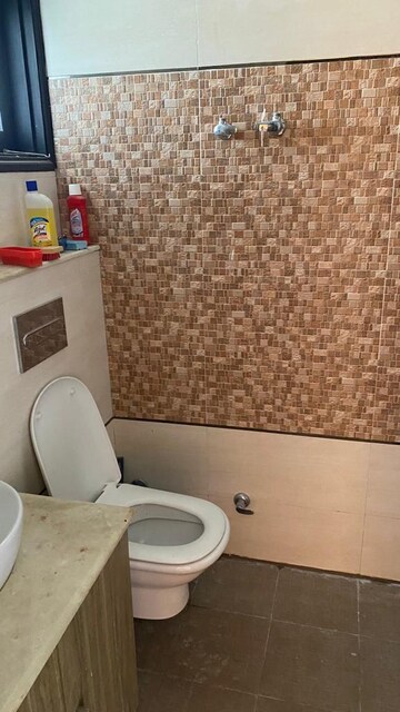 Bathroom in 4 BHK Apartment at Paradigm Business Hermitage Park, Dhakoli – for Rent