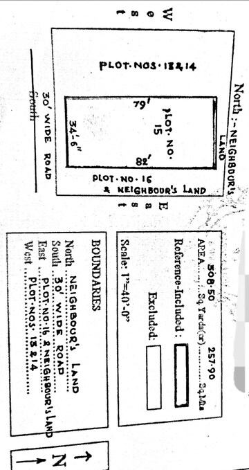  Plot – Map Location View at Bolarum - for Sale