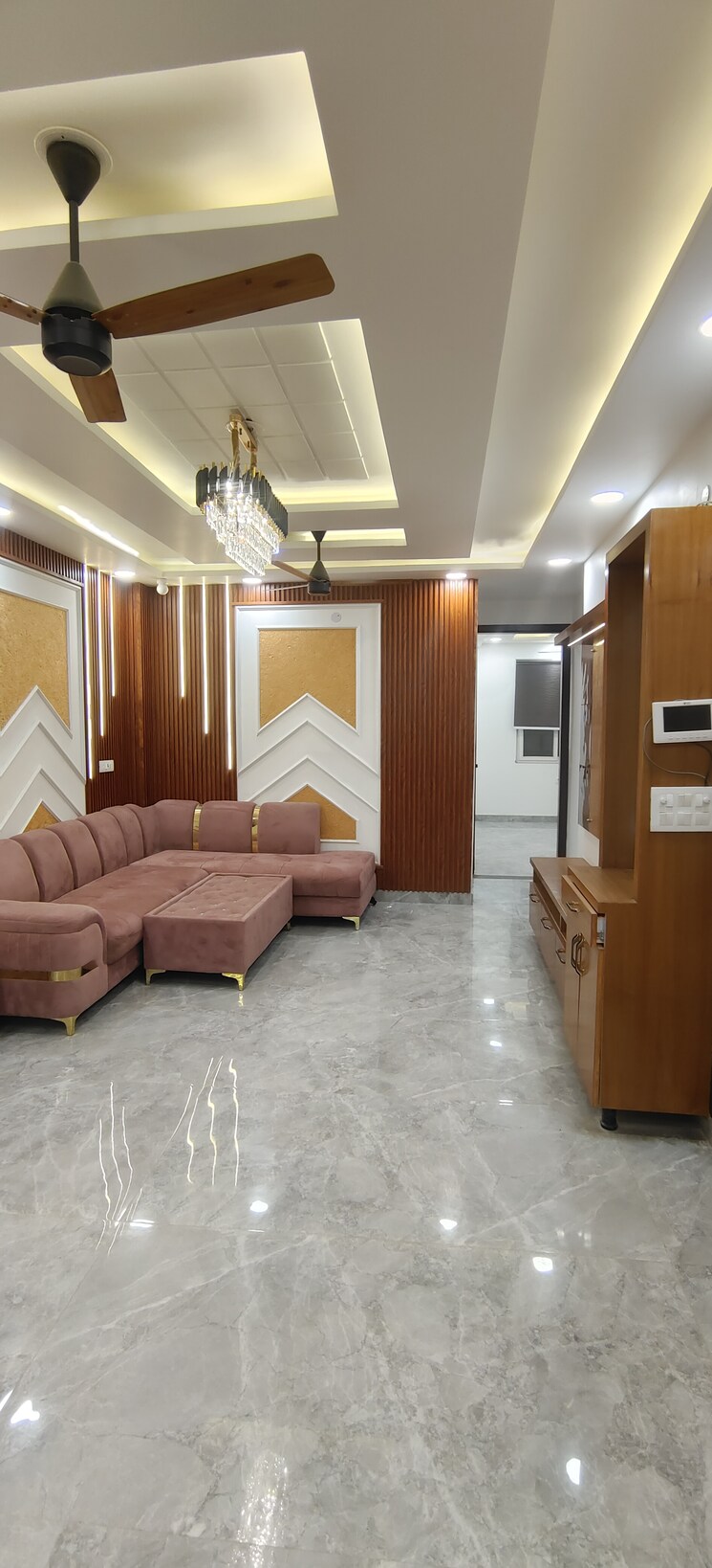 Living Room, dwarka mor 3 Bedroom 1200 Sq.Ft. Builder Floor In Dwarka Mor Delhi 8433271