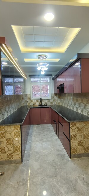 Kitchen in 3 BHK Builder Floor at Dwarka Mor – for Sale