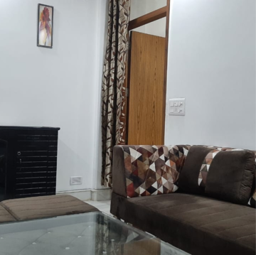 Living Room in 2 BHK Builder Floor at Lajpat Nagar I – for Rent
