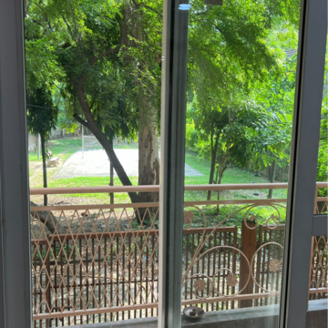 Balcony in 4 BHK Builder Floor at Soami Nagar – for Rent
