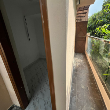 Balcony in 4 BHK Builder Floor at Soami Nagar – for Rent