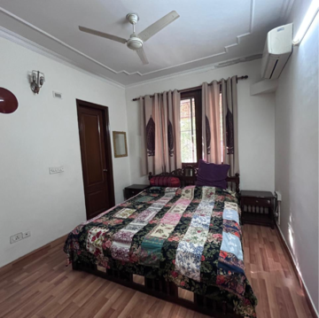 Bedroom in 2 BHK Builder Floor at Greater Kailash ii – for Rent