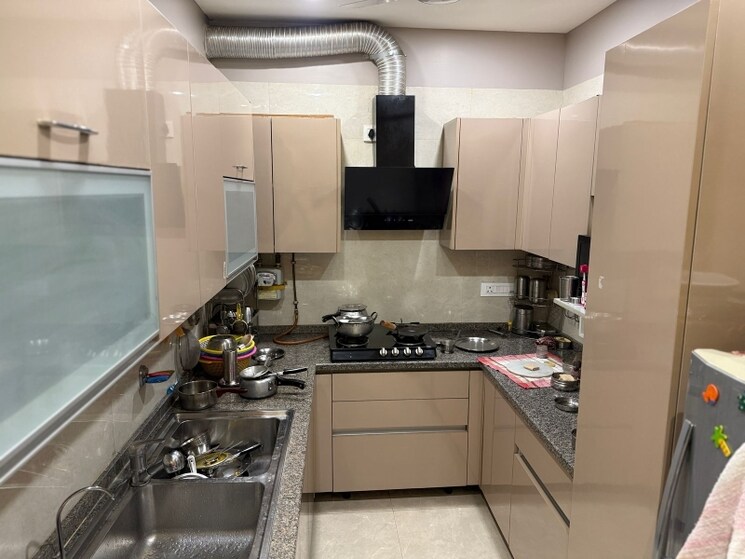 Kitchen, kalkaji 2 Bedroom 1100 Sq.Ft. Builder Floor In Kalkaji Delhi 8433366