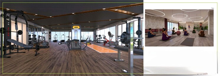 Gym, radhey-raaga 4 Bedroom 4585 Sq.Ft. Villa In Kollur Hyderabad 8433394