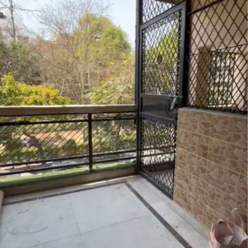 Balcony in 2 BHK Builder Floor at Kalkaji – for Rent