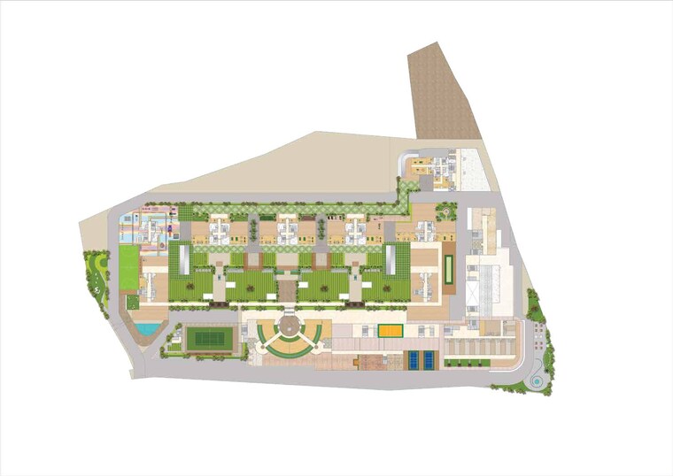 Master Plan, paradise-sai-world-dreams 2 Bedroom 711 Sq.Ft. Apartment In Dombivli East Thane 8433415