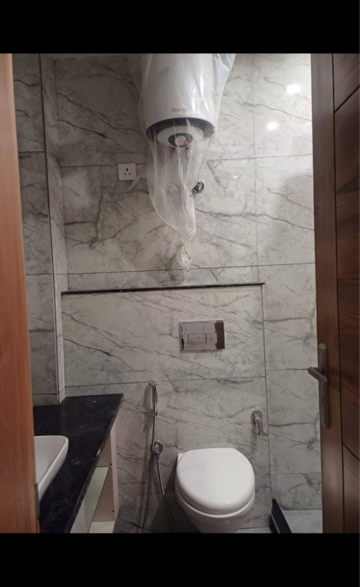 Bathroom in 3 BHK Builder Floor at Chittaranjan Park – for Rent