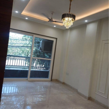 Living Room in 3 BHK Builder Floor at Chittaranjan Park – for Rent