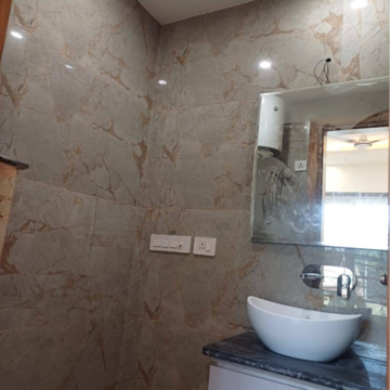 Bathroom in 3 BHK Builder Floor at Chittaranjan Park – for Rent