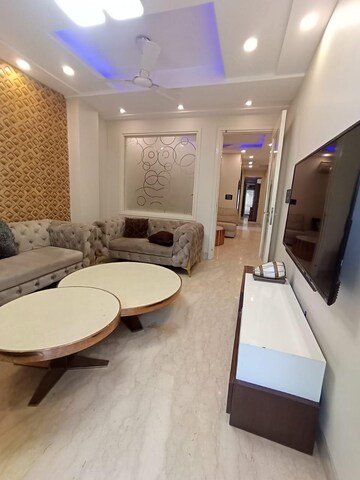 Living Room in 3 BHK Builder Floor at Malviya Nagar – for Rent