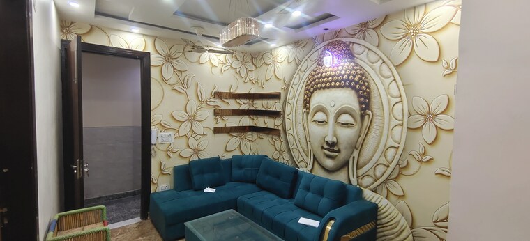 Living Room, dwarka mor 2 Bedroom 600 Sq.Ft. Builder Floor In Dwarka Mor Delhi 8433493