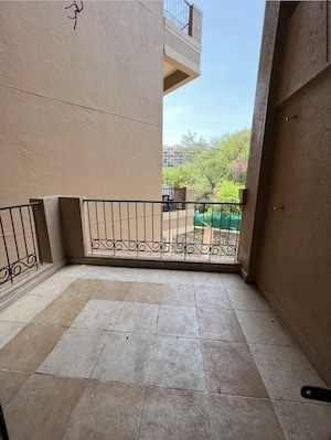 Balcony in 2 BHK Apartment at Bramha Avenue, Kondhwa – for Rent