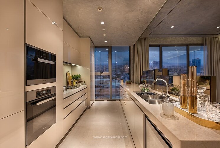 Kitchen, rustomjee-crown 4 Bedroom 2132 Sq.Ft. Apartment In Prabhadevi Mumbai 8433627