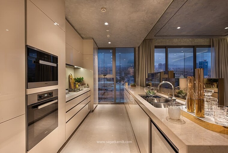 Kitchen, rustomjee-crown 4 Bedroom 2132 Sq.Ft. Apartment In Prabhadevi Mumbai 8433627