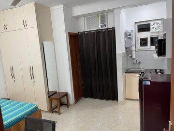 Kitchen in 1 RK Builder Floor at DLF Pink Town House, Dlf City Phase 3 – for Rent