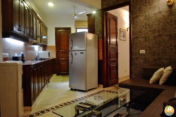 Living Room in 3 BHK Apartment at Saket – for Rent