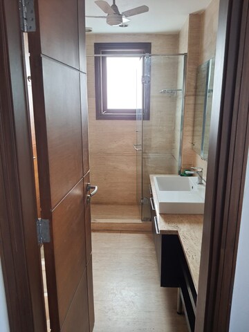 Attached Bathroom in 3 BHK Apartment at Greater Kailash I – for Rent