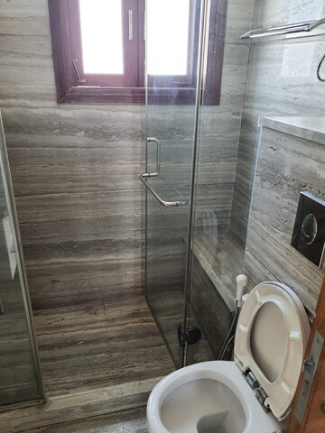 Bathroom in 3 BHK Apartment at Greater Kailash I – for Rent