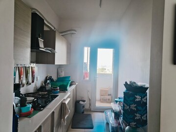 Kitchen in 2 BHK Apartment at Bhartiya City Nikoo Homes II, Thanisandra Main Road – for Rent