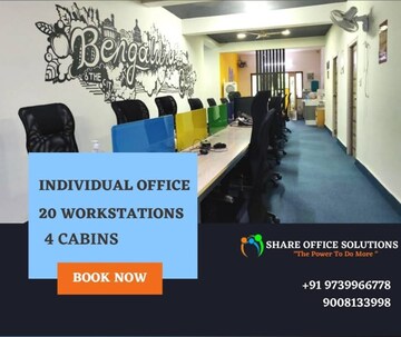 Plot Area in  Office Space at Halasuru – for Rent