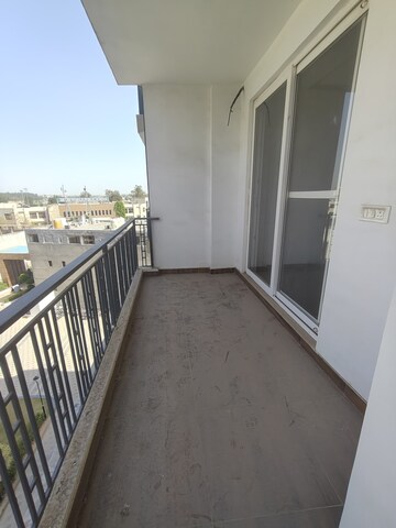 Balcony in 3 BHK Apartment at GVT Beliston Avenue, Dhakoli Village – for Rent