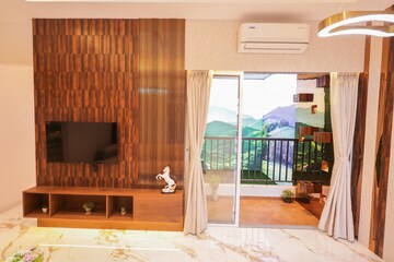 Living Room in 2 BHK Apartment at Kavesar – for Sale