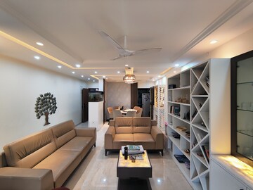 Living Room in 4 BHK Apartment at Bhartiya Nikoo Homes Phase 2, Thanisandra Main Road – for Sale