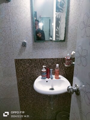 Bathroom in 1 BHK Apartment at Chandak Sparkling Wing, Dahisar East – for Sale