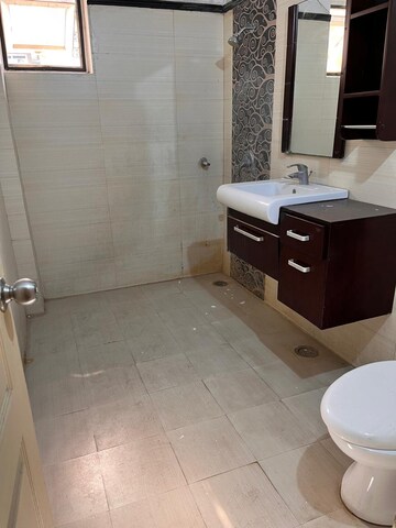 Bathroom in 3 BHK Apartment at Orbit Apartments, Vip Road – for Rent
