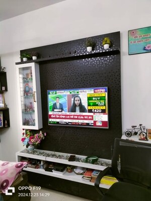 Master Bedroom in 1 BHK Apartment at Chandak Sparkling Wings, Dahisar East – for Sale