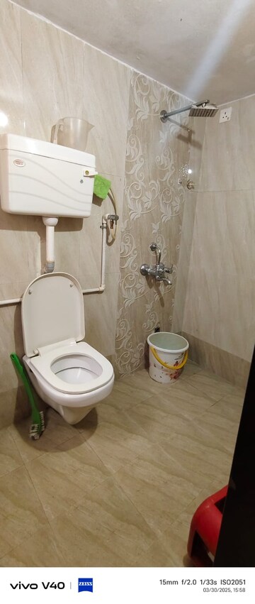 Bathroom in 1 BHK Apartment at Shravani Garden CHS, Viman Nagar – for Rent