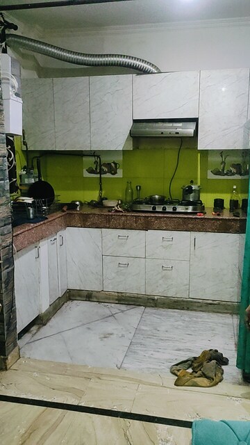 Kitchen in 3 BHK Apartment at Rajhans Premier Towers, Indrapuram – for Rent