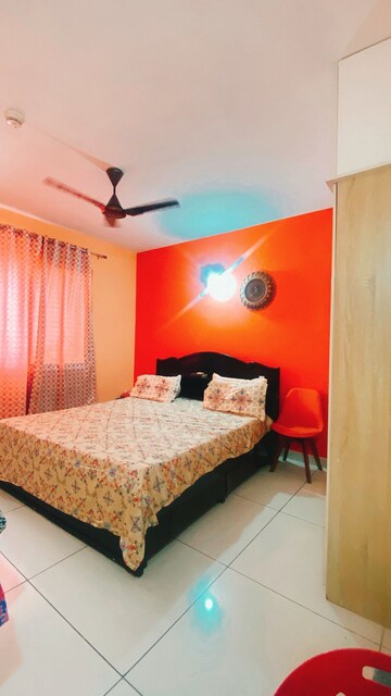 Bedroom in 2 BHK Apartment at Prestige Lakeside Habitat, Varthur – for Rent