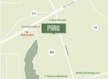 3 BHK Apartment – Map Location View at Conscient Parq, Sector 80 - for Sale