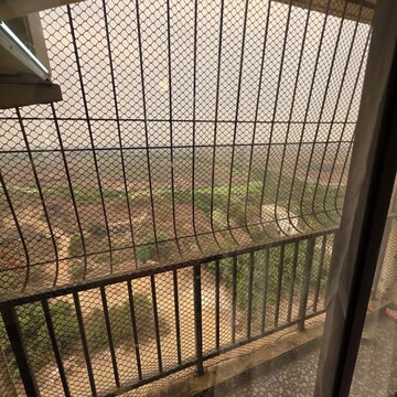Balcony in 1 BHK Apartment at Cosmos Legend, Y K Nagar – for Rent