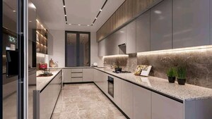 Kitchen in 5 BHK Apartment at Windsor Grande Residences, Andheri West – for Sale