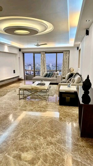 Living Room in 5 BHK Apartment at Windsor Grande Residences, Andheri West – for Sale