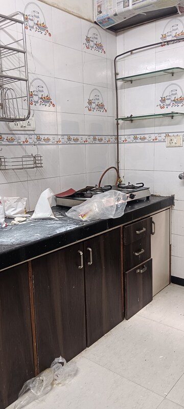 Kitchen in 1 BHK Apartment at Yashodham Complex, Goregaon East – for Rent