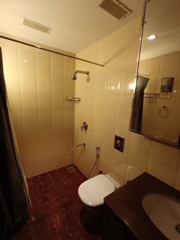Bathroom in 3 BHK Apartment at Bandra West – for Rent