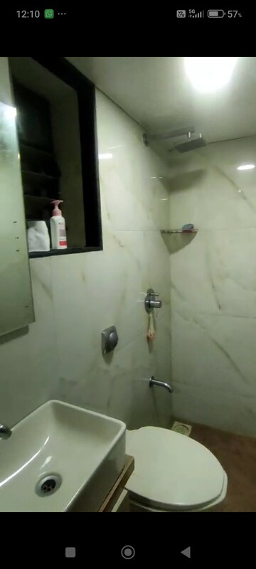 Bathroom in Studio Apartment at Vile Parle West – for Rent