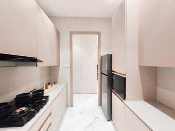 Kitchen in 2 BHK Apartment at Neelkanth Palms, Kapur Bawdi – for Sale