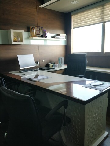 Team Area in  Office Space at Savvy Shapath V, Prahlad Nagar – for Rent