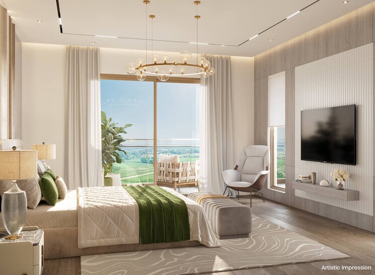 Bedroom, eldeco-fairway-reserve 3 Bedroom 2200 Sq.Ft. Apartment In Sector 80 Gurgaon 8434728